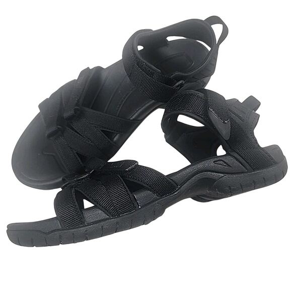 Teva Womens Tirra Sandals Triple Black Size 8 - Picture 1 of 5